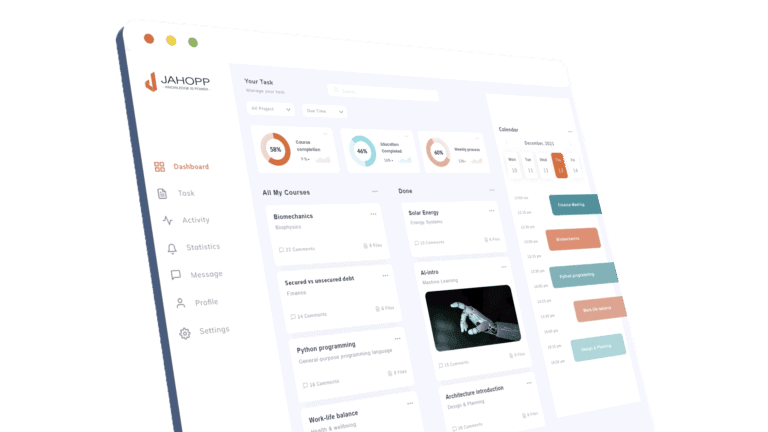 Jahopp learning platform